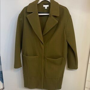 Topshop Olive Green Trench Coat